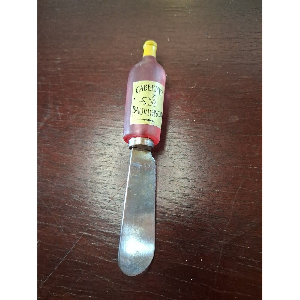Wine Bottle Shape Cheese Spreader Knife Boston WareHouse